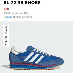 Adidas SL 72 RS Blue Sneakers